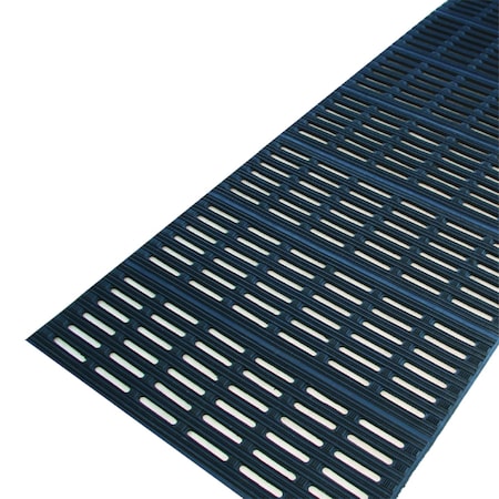 Rhino Mats TRAKTOR Drainage Runner Mat, Rubber, Drainage Holes, 3 ft W x 20 ft L, Black TK-320B